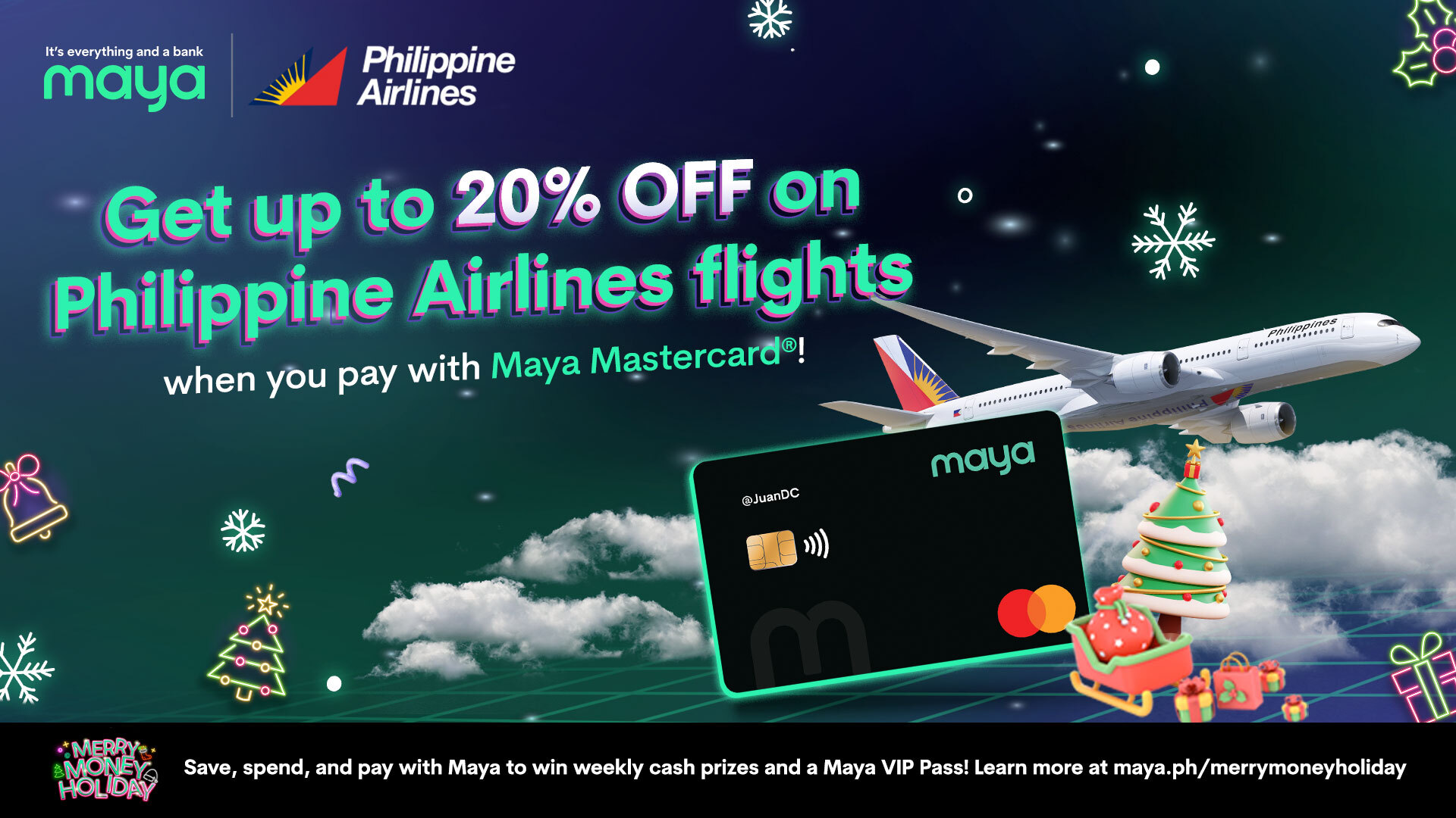 Get up to 20 off on Philippine Airlines with your Maya Mastercard®